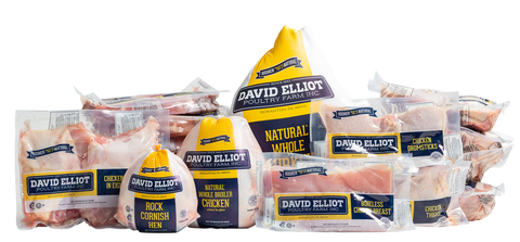 Chicken Cut in 1/4 David Elliot