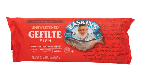 Raskin's Gefilte Fish KFP ORANGE (no sugar no oil)